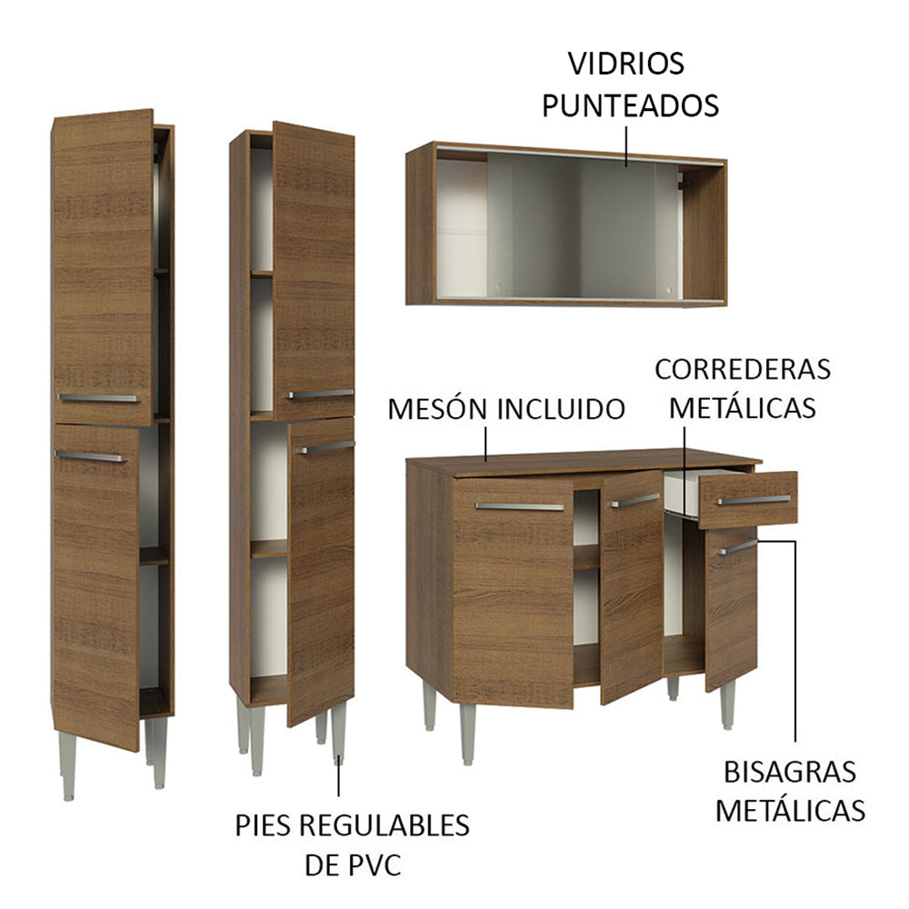 Combo de Cocina Madesa Emilly 169cm MM 10