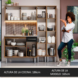 Combo de Cocina Madesa Emilly 169cm MN 11