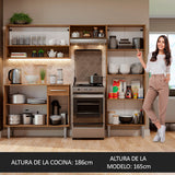 Combo completo de Cocina Madesa Emilly 229cm