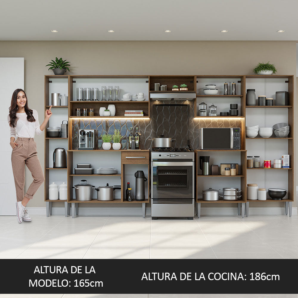 Combo completo de Cocina Madesa Emilly 325cm MM 02
