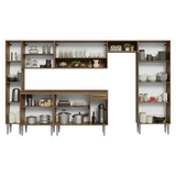 Cocina Compacta 325 cm Emilly Marrón 07