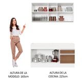 Combo de Cocina 150cm Glamy Madesa