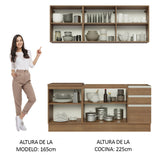 Combo de Cocina 180cm Marrón Glamy Madesa 05