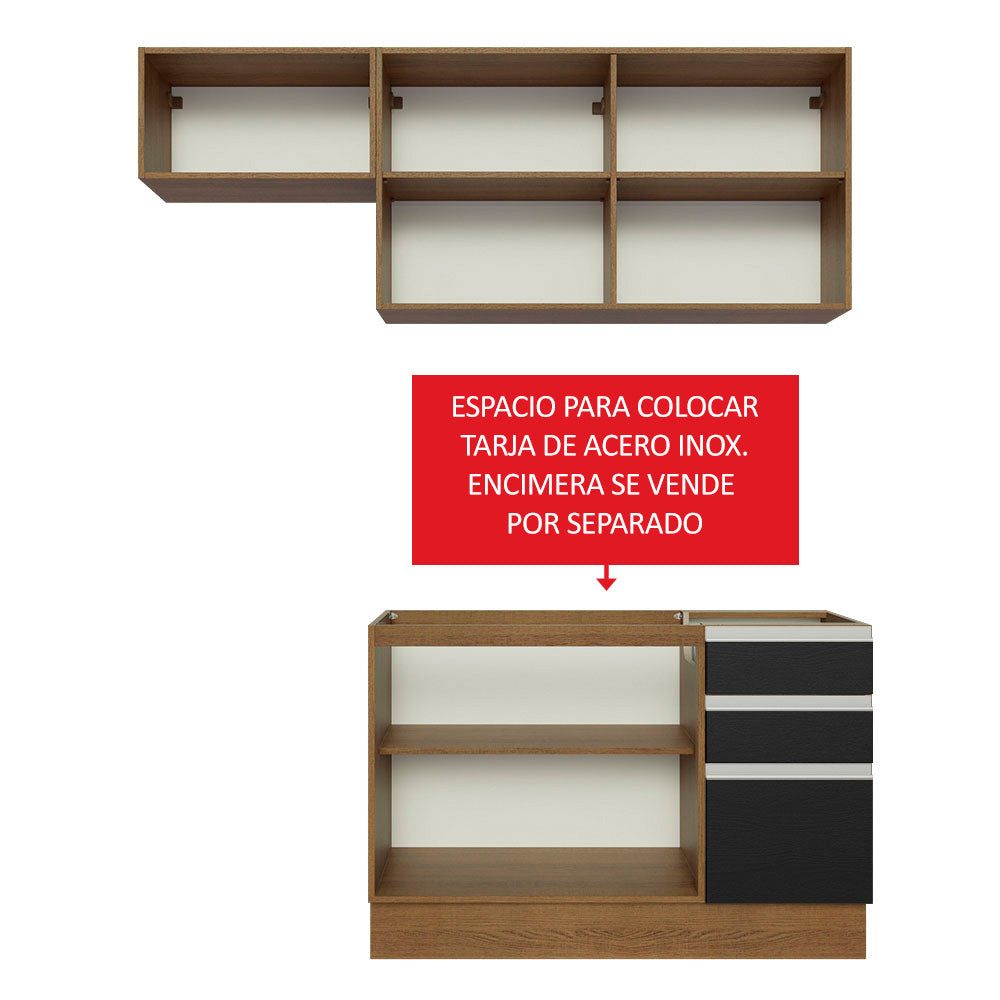 Combo de Cocina Madesa Glamy 180cm MN 09