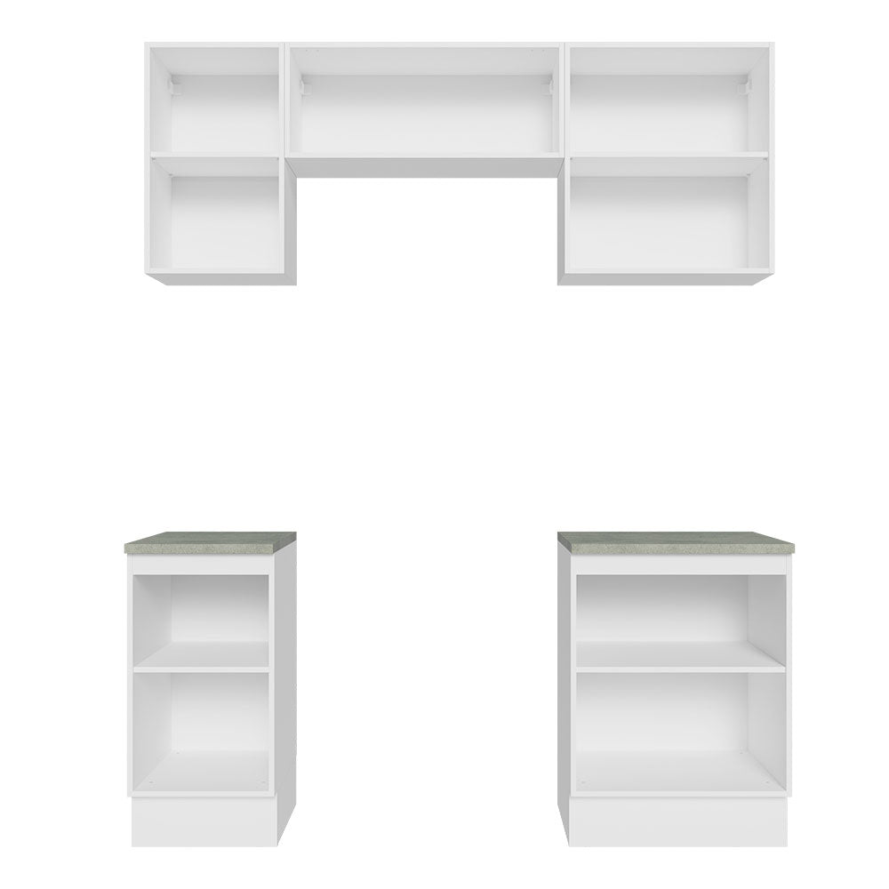 Combo de Cocina 180cm Glamy Madesa - Blanco