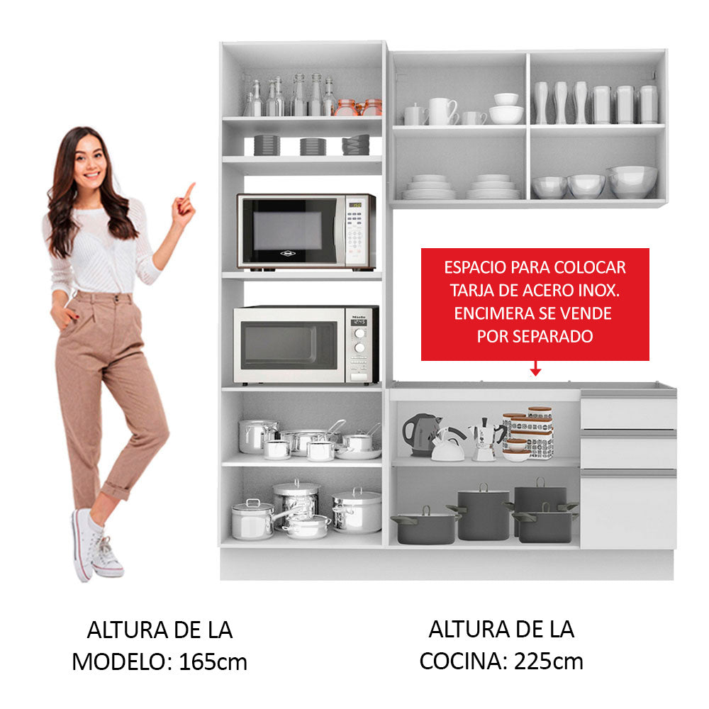 Combo de Cocina 190cm Laura Madesa