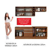 Combo completo de Cocina Madesa Parma 220cm MB 02