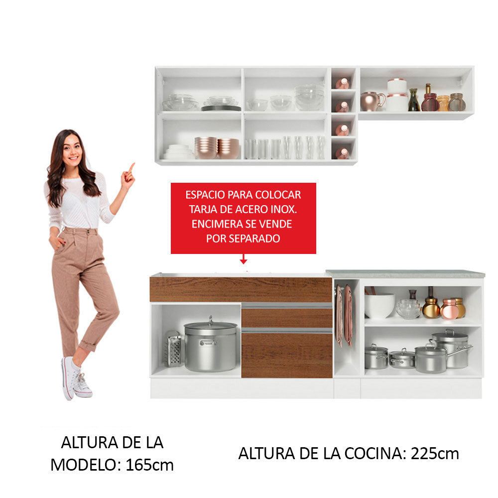 Combo completo de Cocina Madesa Glamy MB 01