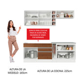 Combo completo de Cocina Madesa Glamy MB 01