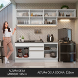 Combo completo de Cocina Madesa Glamy 260cm 03