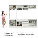 Combo completo de Cocina 270cm Glamy Madesa 10