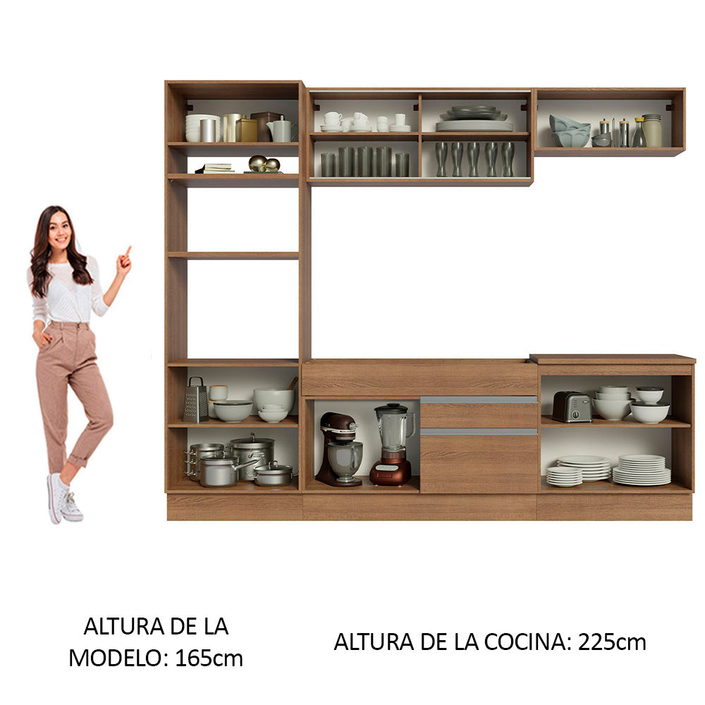 Combo completo de Cocina 270cm Glamy Madesa 10