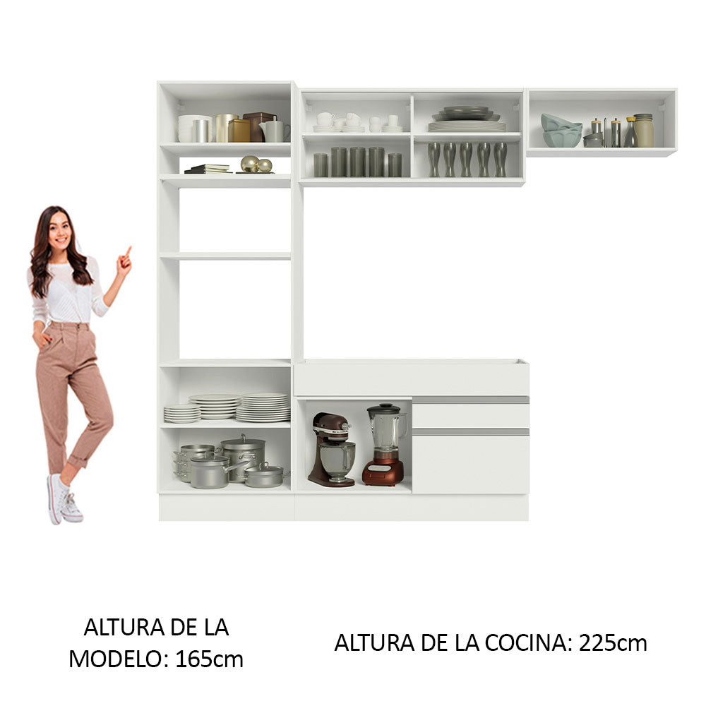 Combo completo de Cocina 270cm Glamy Madesa 11