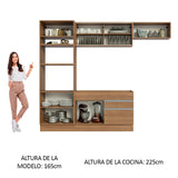 Combo completo de Cocina 270cm Glamy Madesa 11