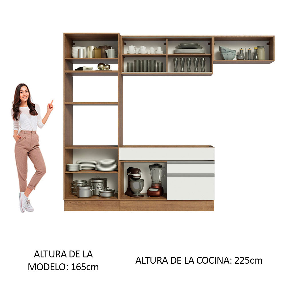 Combo completo de Cocina 270cm Glamy Madesa 11