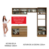 Combo completo de Cocina 270cm Glamy Madesa 12