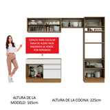 Combo completo de Cocina 270cm Glamy Madesa 12