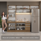 Combo completo de Cocina Madesa Glamy 270cm MM 16