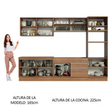 Combo completo de Cocina 310cm Glamy Madesa 01