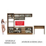 Combo completo de Cocina Madesa Glamy 315cm MM 02