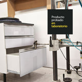 Kit Lavadero Madesa Acordes 100% MDF con 2 Alacenas y Despensero Blanco Brillante