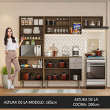 Combo completo de Cocina Madesa Gourmet 235cm MC 02