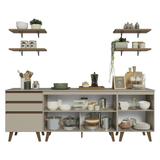 Combo completo de Cocina 240cm Crema Nice 01