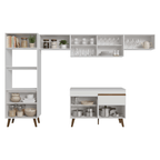 Combo completo de Cocina 330 cm Blanco Pieta Madesa