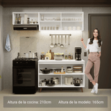 Combo de Cocina Madesa Reims 190cm BB 08