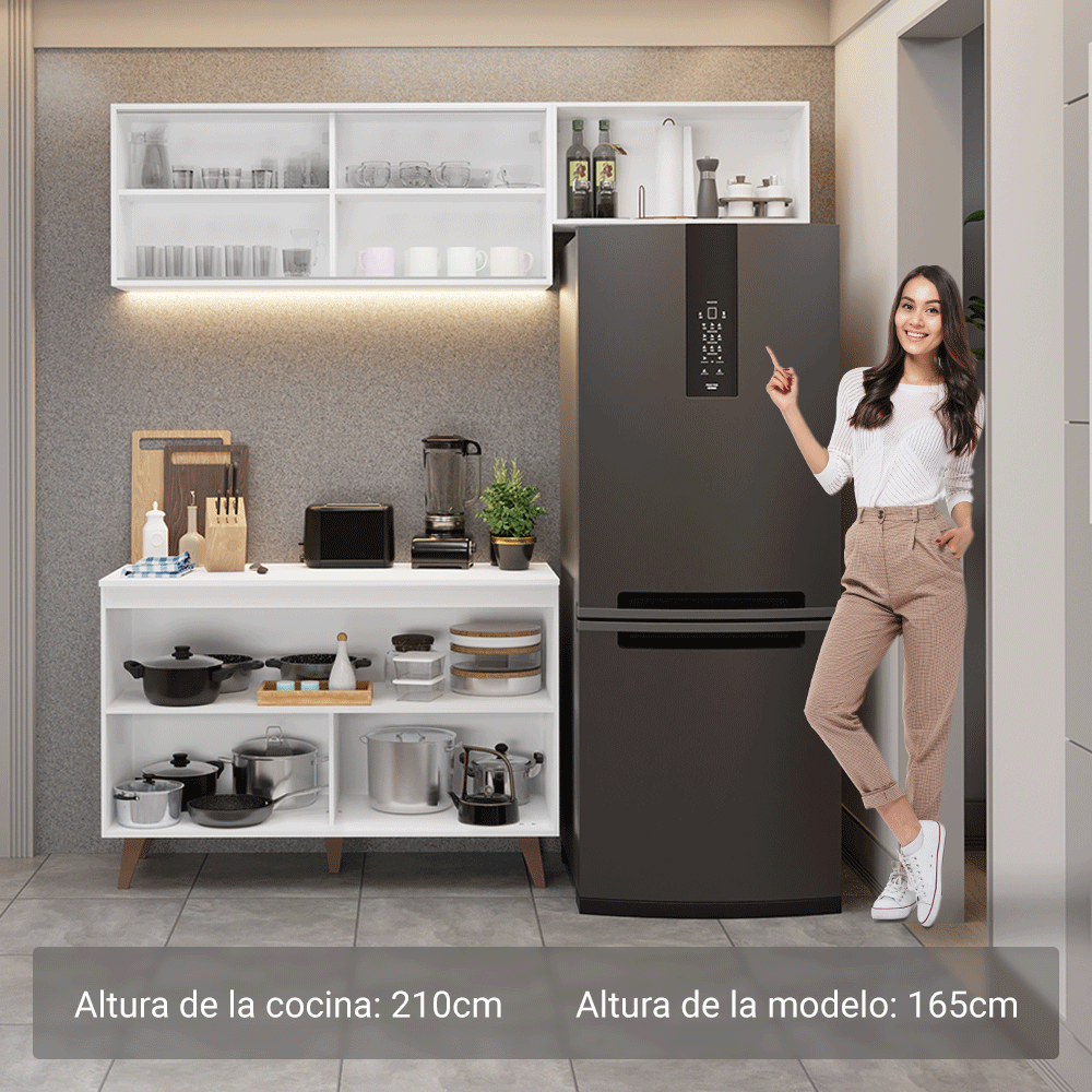 Combo de Cocina Madesa Reims 190cm BB 09
