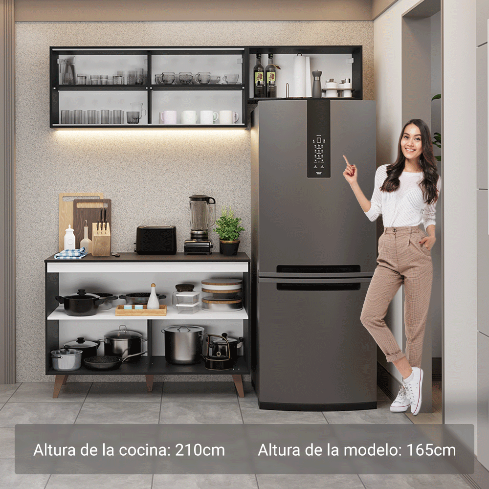 Combo de Cocina Madesa Reims 190cm NN 09