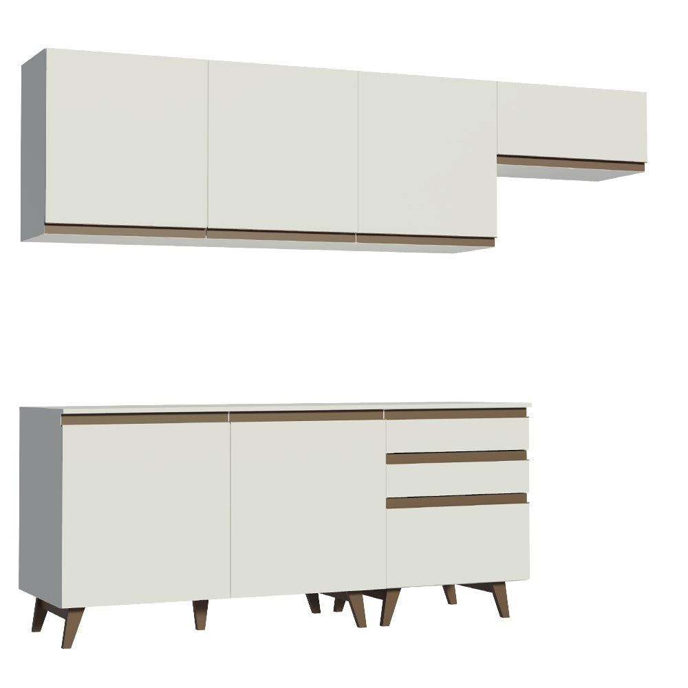Combo completo de Cocina Madesa Reims 250cm BB