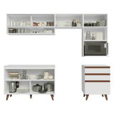 Combo de Cocina 250 cm Reims Blanco 10