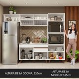 Combo completo de Cocina Madesa Reims 260cm MM