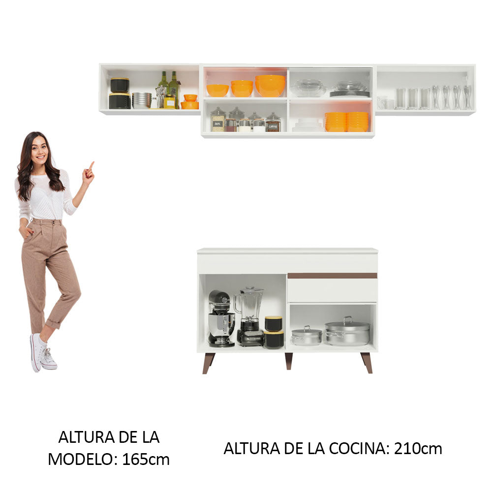Combo completo de Cocina Madesa Reims 260cm BB 03
