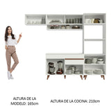 Combo completo de Cocina Madesa Reims 260cm BB 07