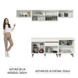 Combo completo de Cocina 260 cm Reims Blanco 10