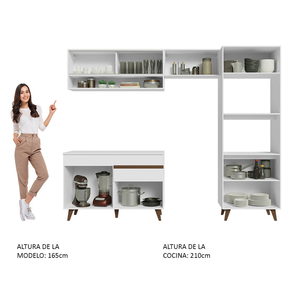 Combo completo de Cocina Madesa Reims 260cm BB 12