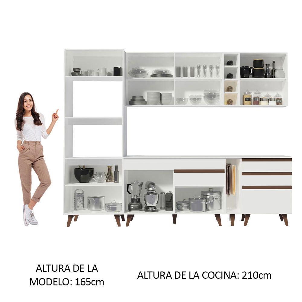 Combo completo de Cocina Madesa Reims 270cm BB 02