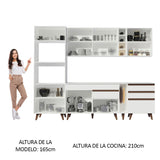 Combo completo de Cocina Madesa Reims 270cm BB 02