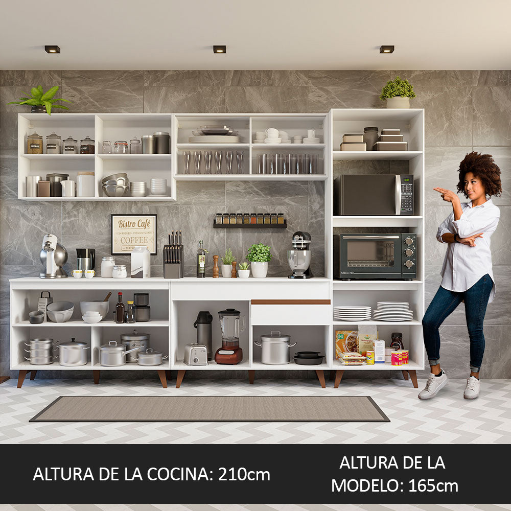 Combo completo de Cocina Madesa Reims 310cm NN