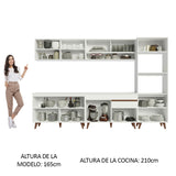 Combo completo de Cocina Madesa Reims 310cm BB 02