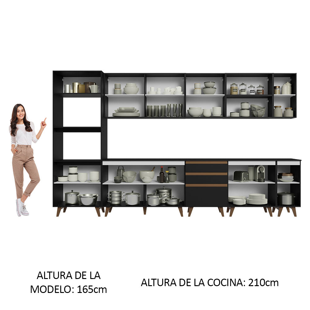 Combo completo de Cocina Madesa Reims Sabrina NM