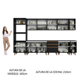Combo completo de Cocina Madesa Reims Sabrina NM