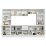 Combo de Cocina 290 cm Smart 100% MDF Blanco 01