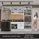 Combo Completo de Cocina 270 cm Blanco Stella Madesa 10