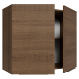 Alacena para Dormitorio 80 cm 2 Puertas Marrón Neo Madesa
