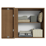 Alacena Esquinera para Dormitorio 1 Puerta Marrón Neo Madesa