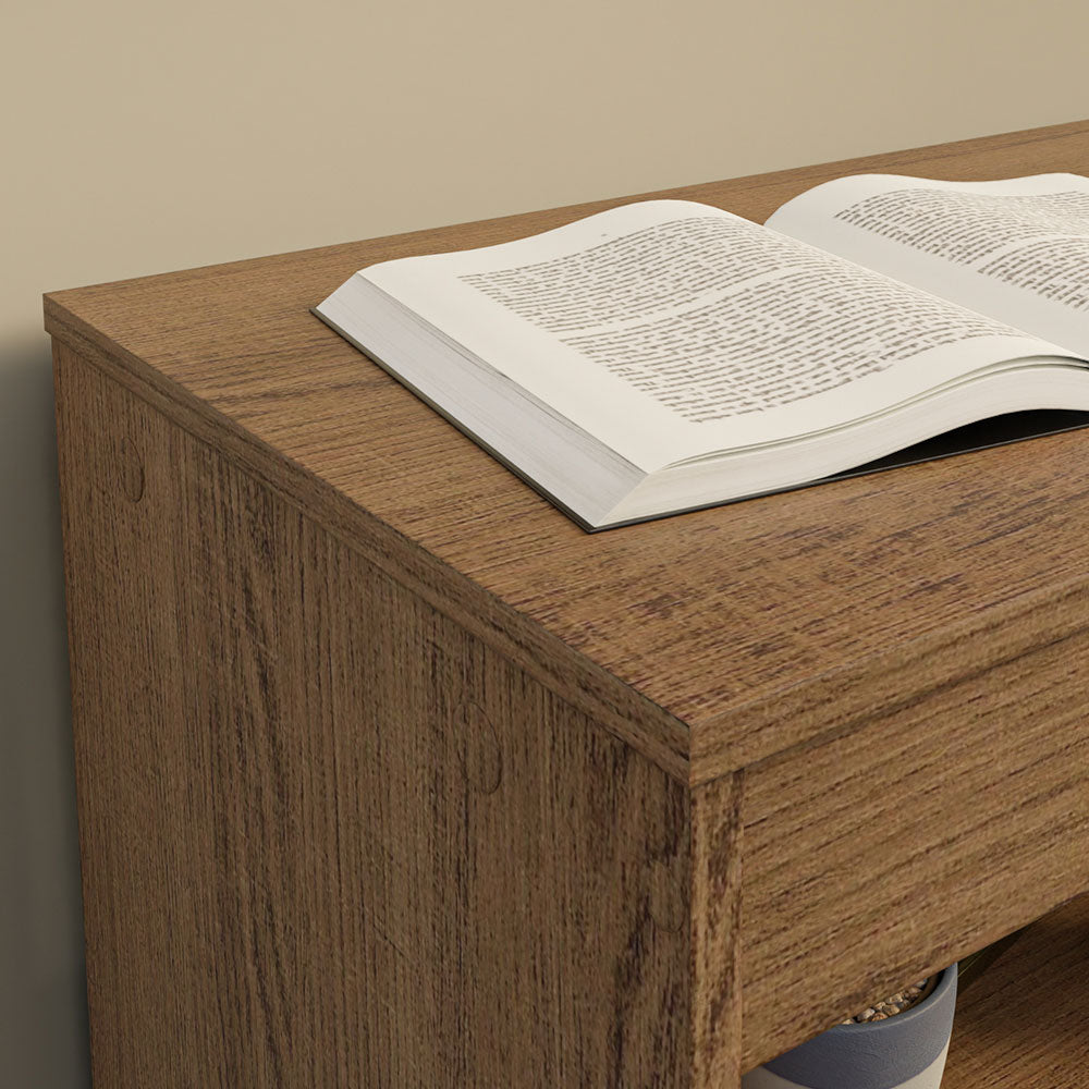 Rack con Panel para TV hasta 65 pulgadas Con Patas Detroit Marrón