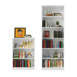 Kit Biblioteca Madesa Estante Librero 6908 + Estante Librero 6907 Blanco